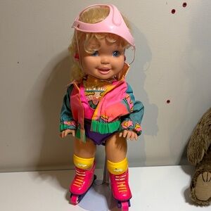tyco 1991 california rollerblading doll